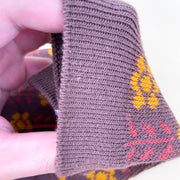 Combed cotton women's British style retro mid-calf socks: Khaki