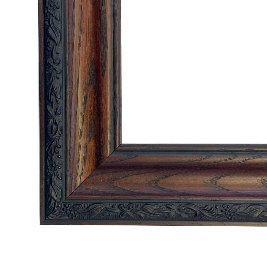 A Bay Hunter Framed Oil Painting Print on Canvas: Antiqued Gold / 5" x 6"