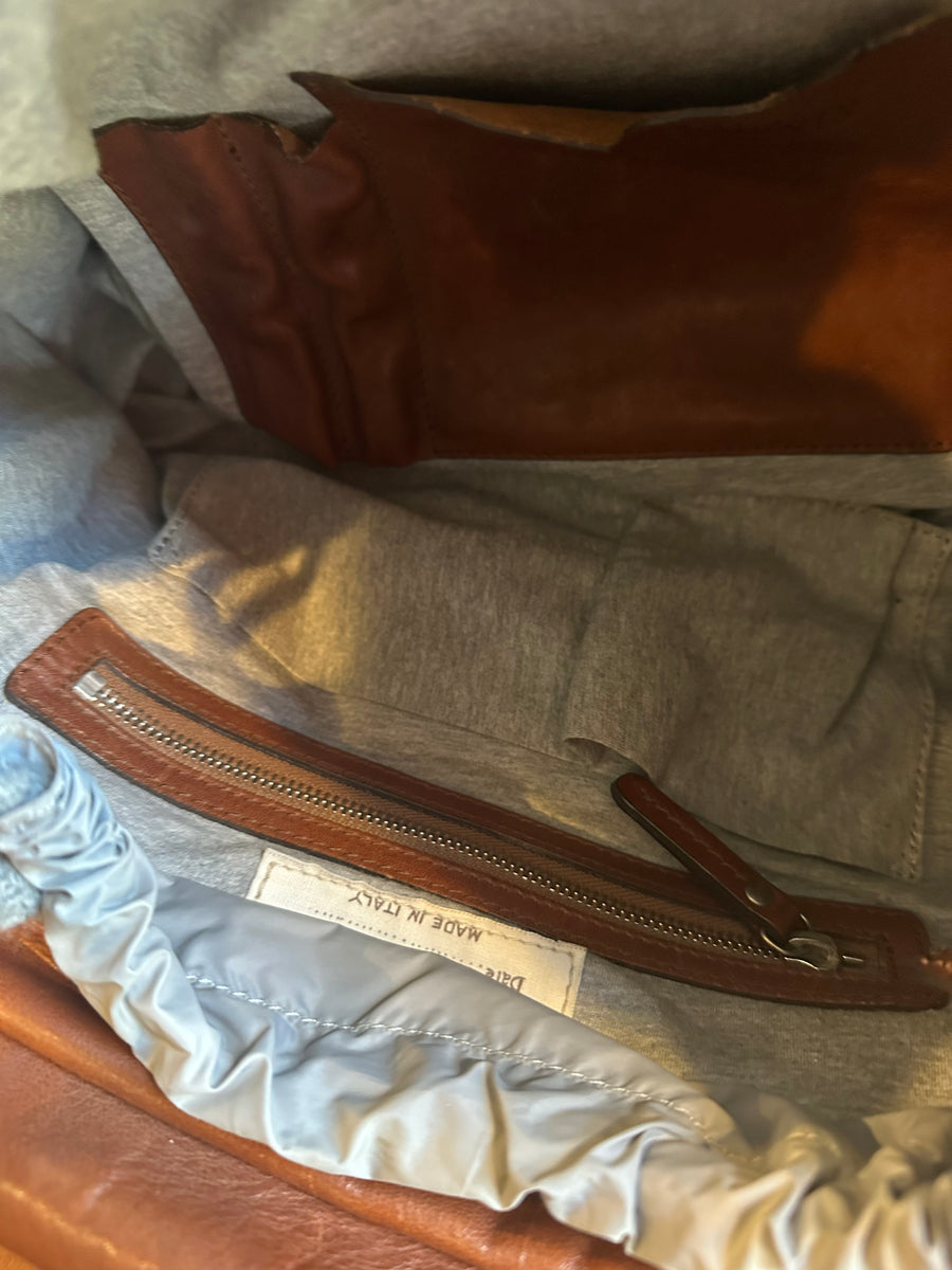 Urban - Brunello Cucinelli Brown Leather Satchel Bag