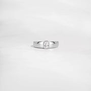 Baguette Dome Ring: Gold / 8