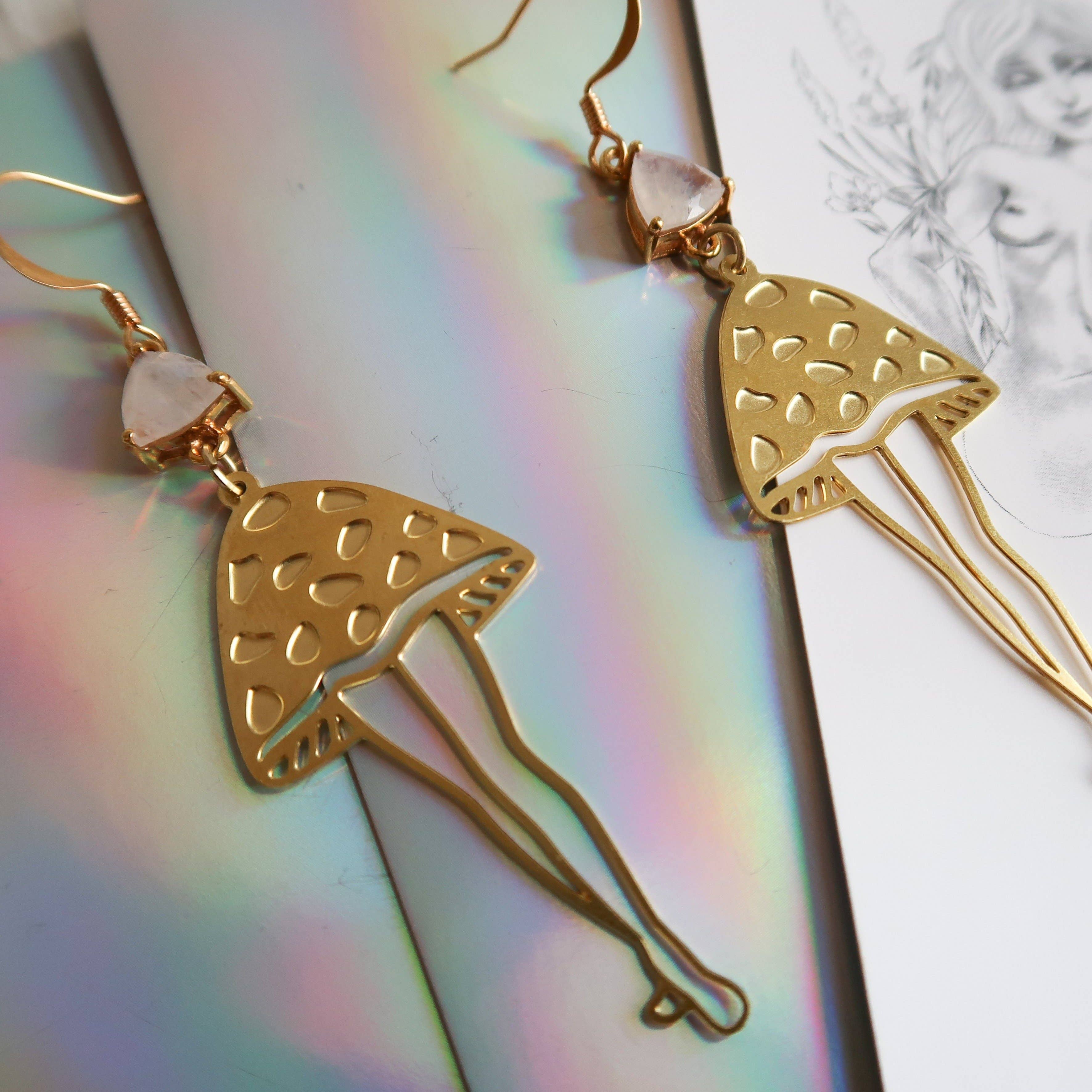 Escaping Reality | Runaway Mushroom Earrings