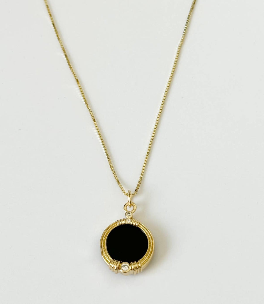 Boris Necklace: Black