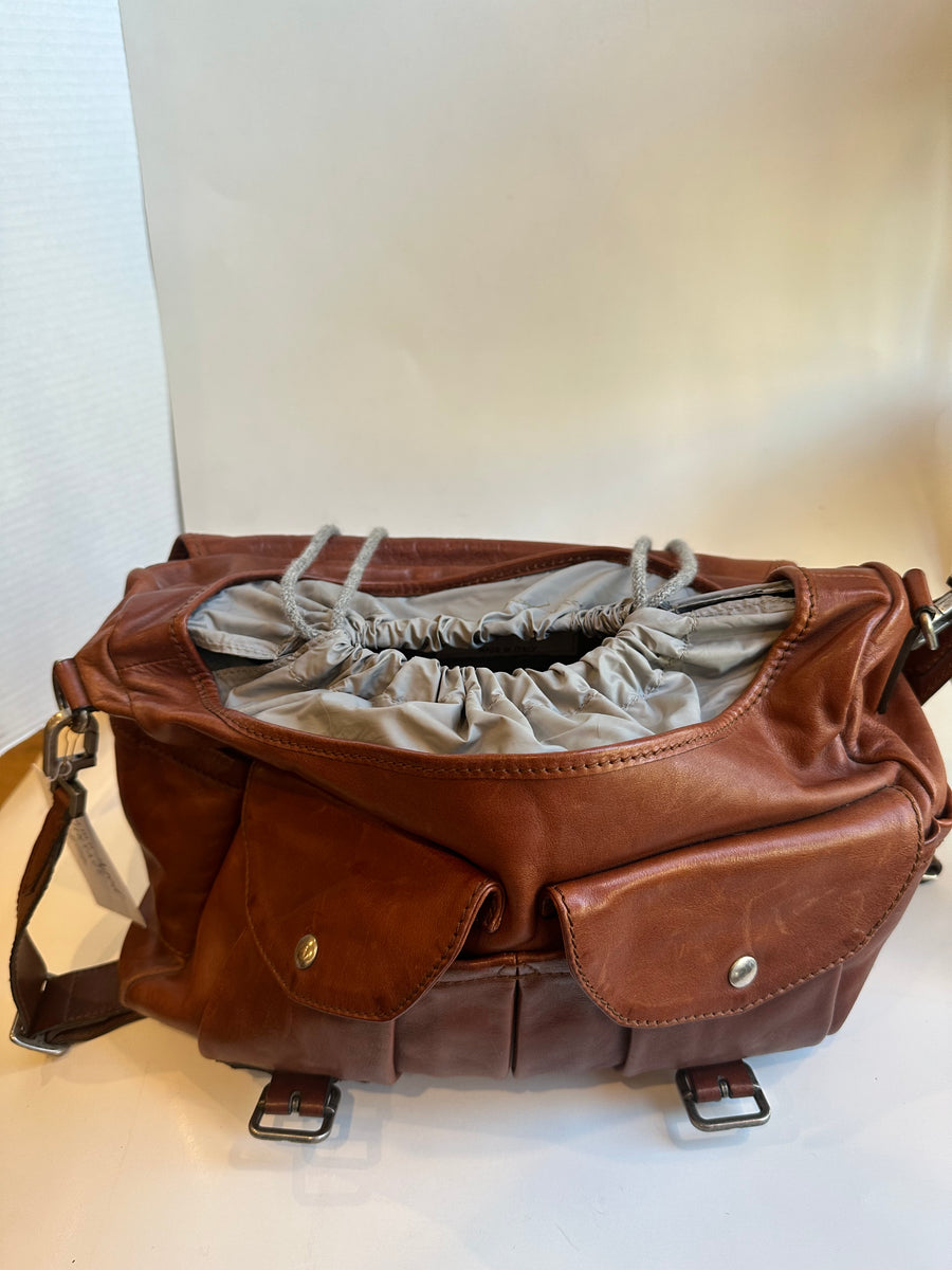 Urban - Brunello Cucinelli Brown Leather Satchel Bag