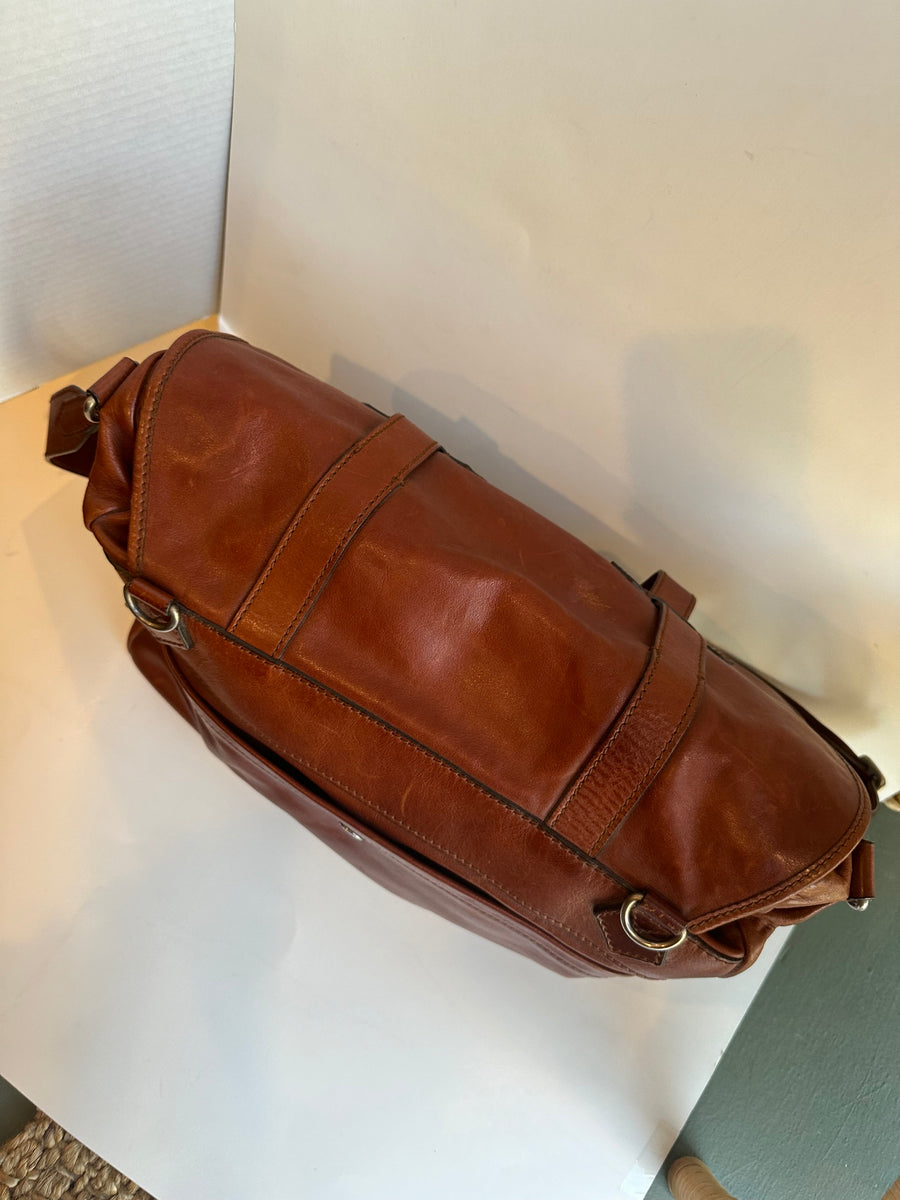 Urban - Brunello Cucinelli Brown Leather Satchel Bag