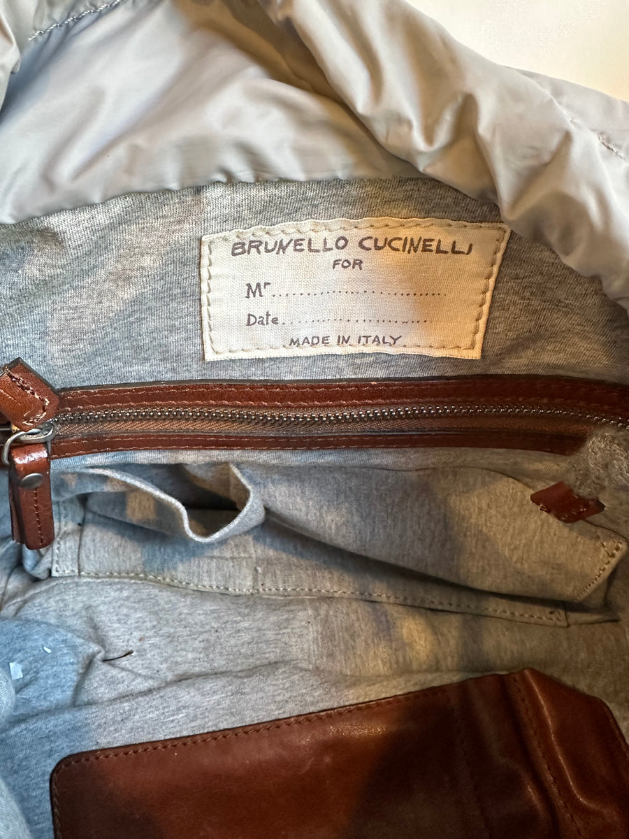Urban - Brunello Cucinelli Brown Leather Satchel Bag