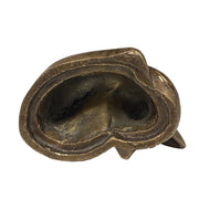 2-1/2" Antiqued Brass Sleeping Fox Tabletop Decor