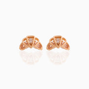 Croissant Studs: Gold