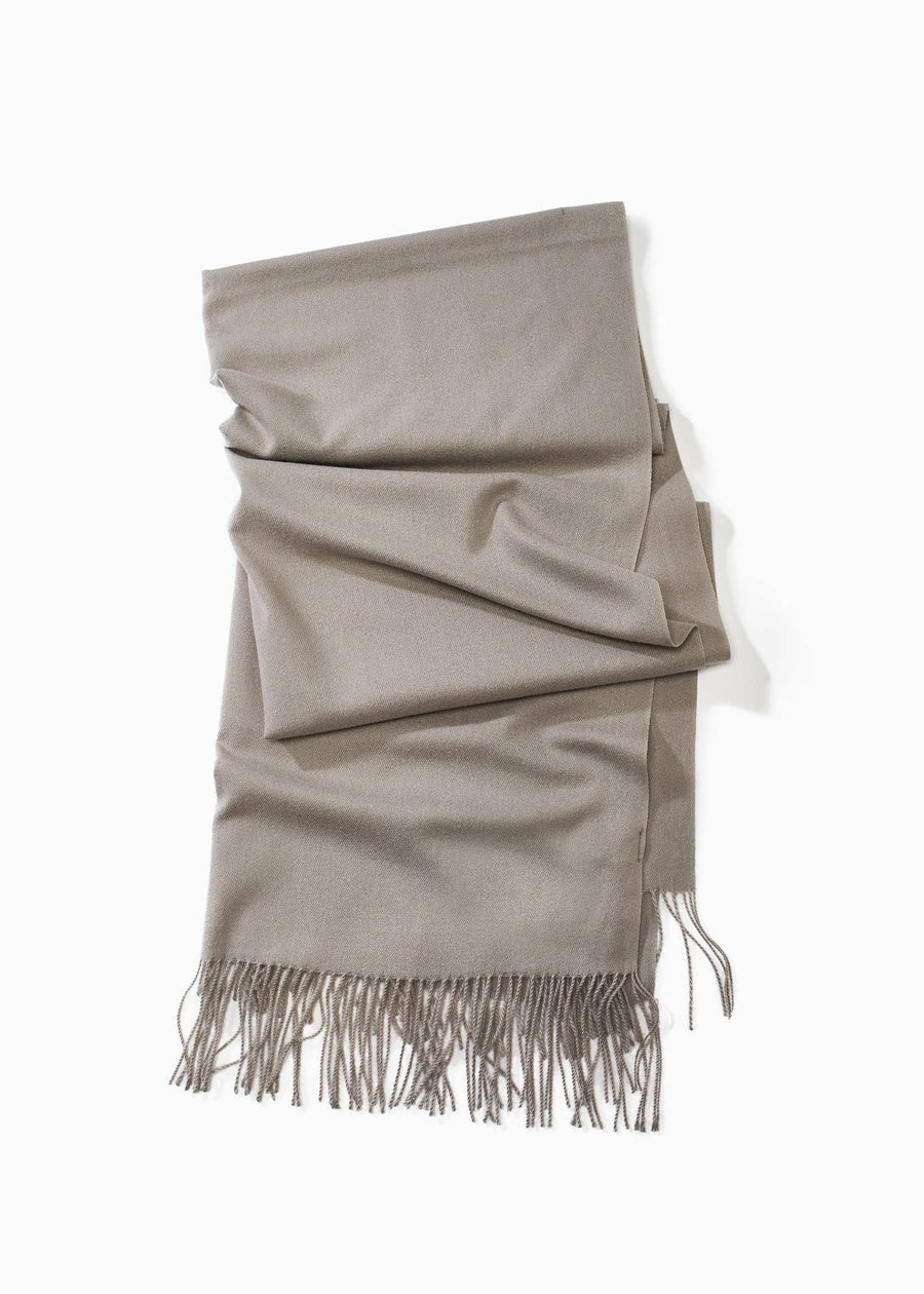 Cashmere All-in-one scarf + shawl + blanket for any Occasion: Cappucino