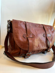 Urban - Brunello Cucinelli Brown Leather Satchel Bag