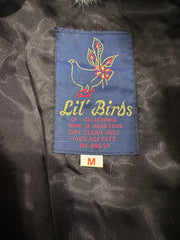 Checkered Rabbit Fur Jacket, 38" Bust, 1970’s