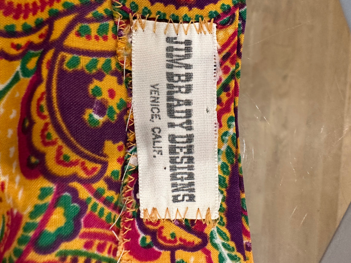 Paisley Caftan, 1970’s, One size fits most