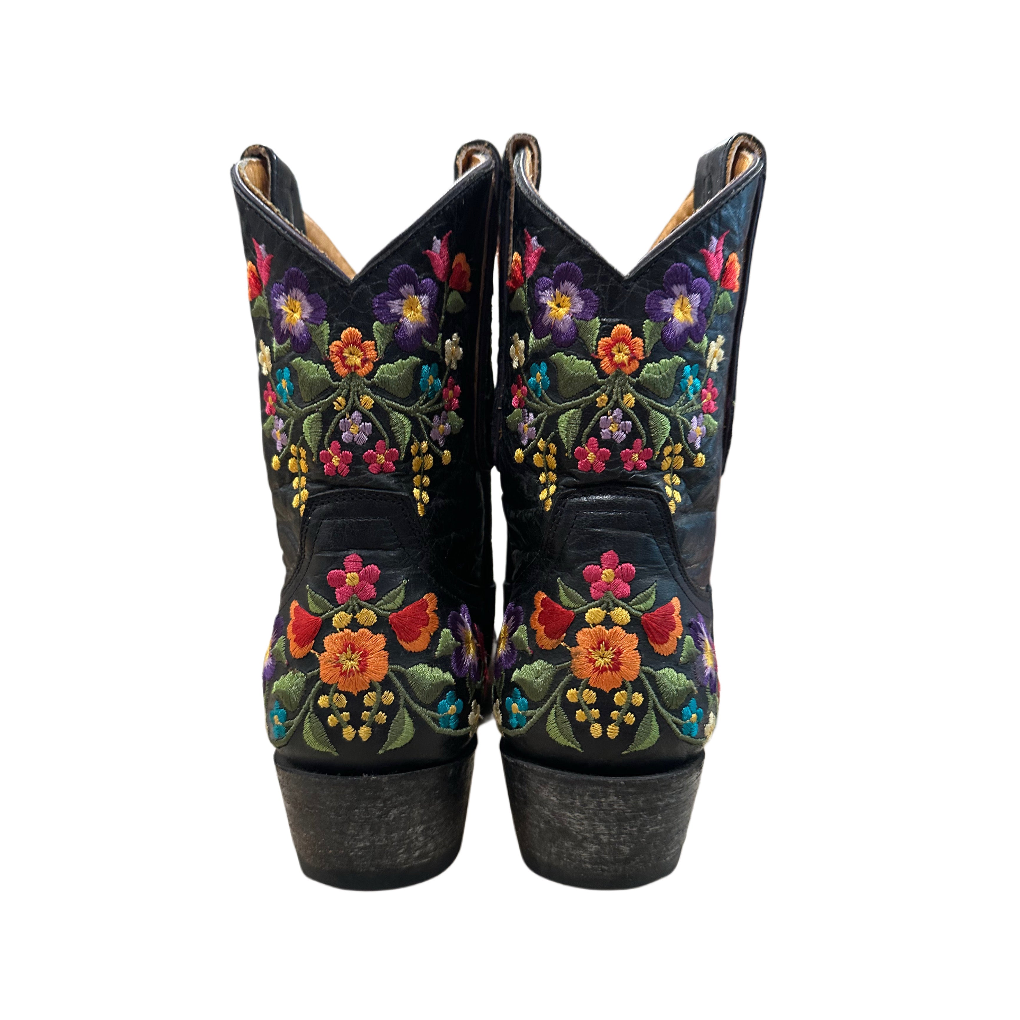 Vintage Old Gringo Embroidered Boots - Size 6