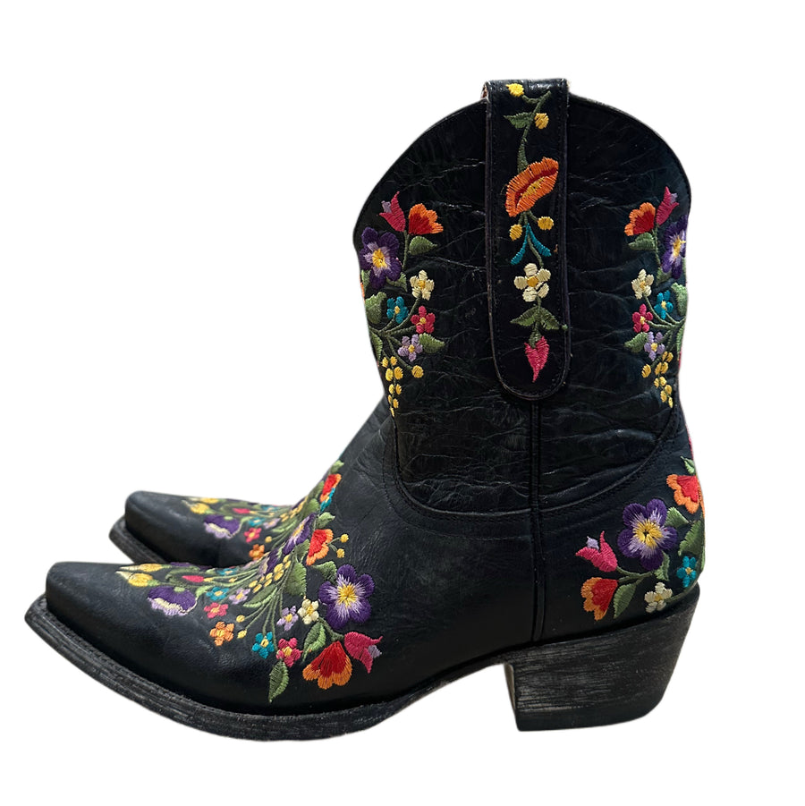 Vintage Old Gringo Embroidered Boots - Size 6