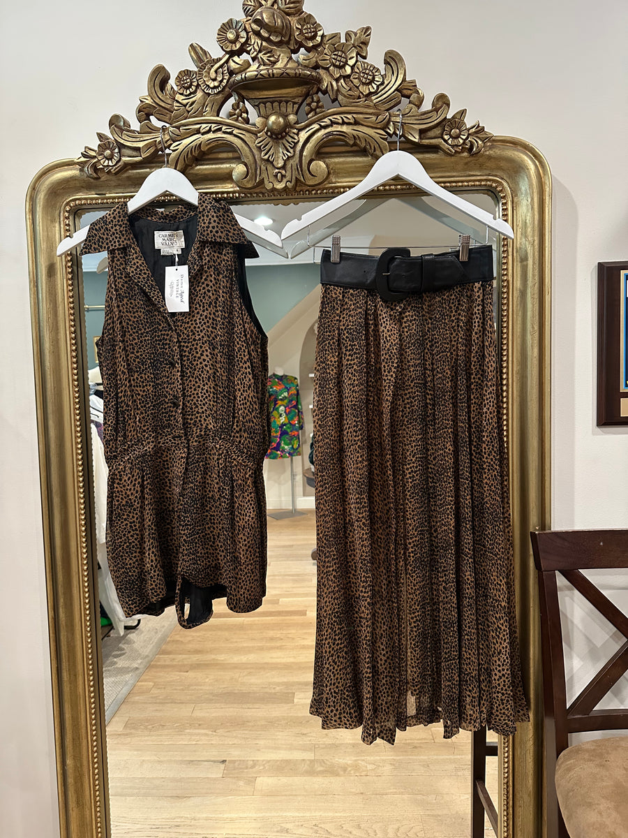 Carmen Marc Valvo Set, 1990’s, 40” Bust 27” Waist