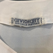 White Givenchy Blouse, 40" Bust (Krystal F.)