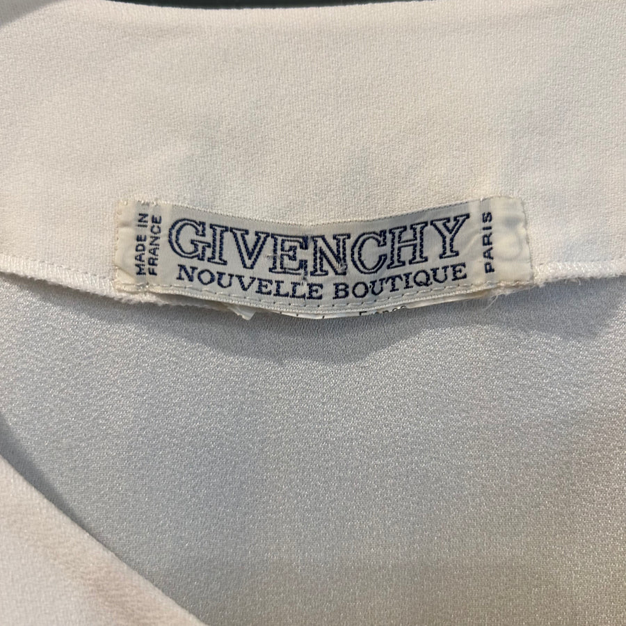 White Givenchy Blouse, 40" Bust (Krystal F.)