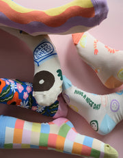 Bagels 100% Cotton Women's Crew Socks