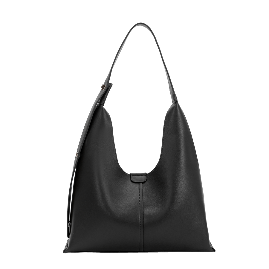 Carmen Black Recycled Vegan Shoulder Bag Pre-Order 9/30