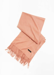 Cashmere All-in-one scarf + shawl + blanket for any Occasion: Cappucino