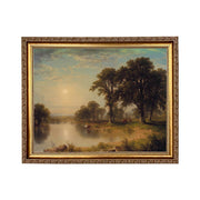 Summer Afternoon by Asher Durand Painting Print on Canvas: 8" x 10"