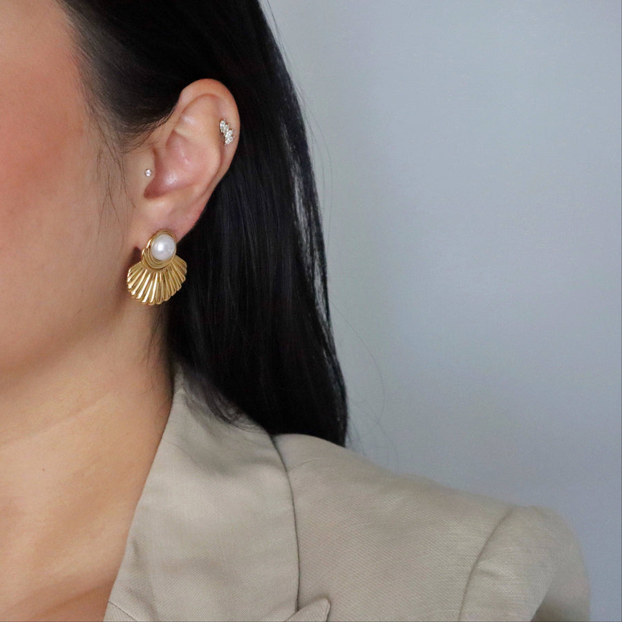 Brielle Pearl Earrings | Statement Earrings