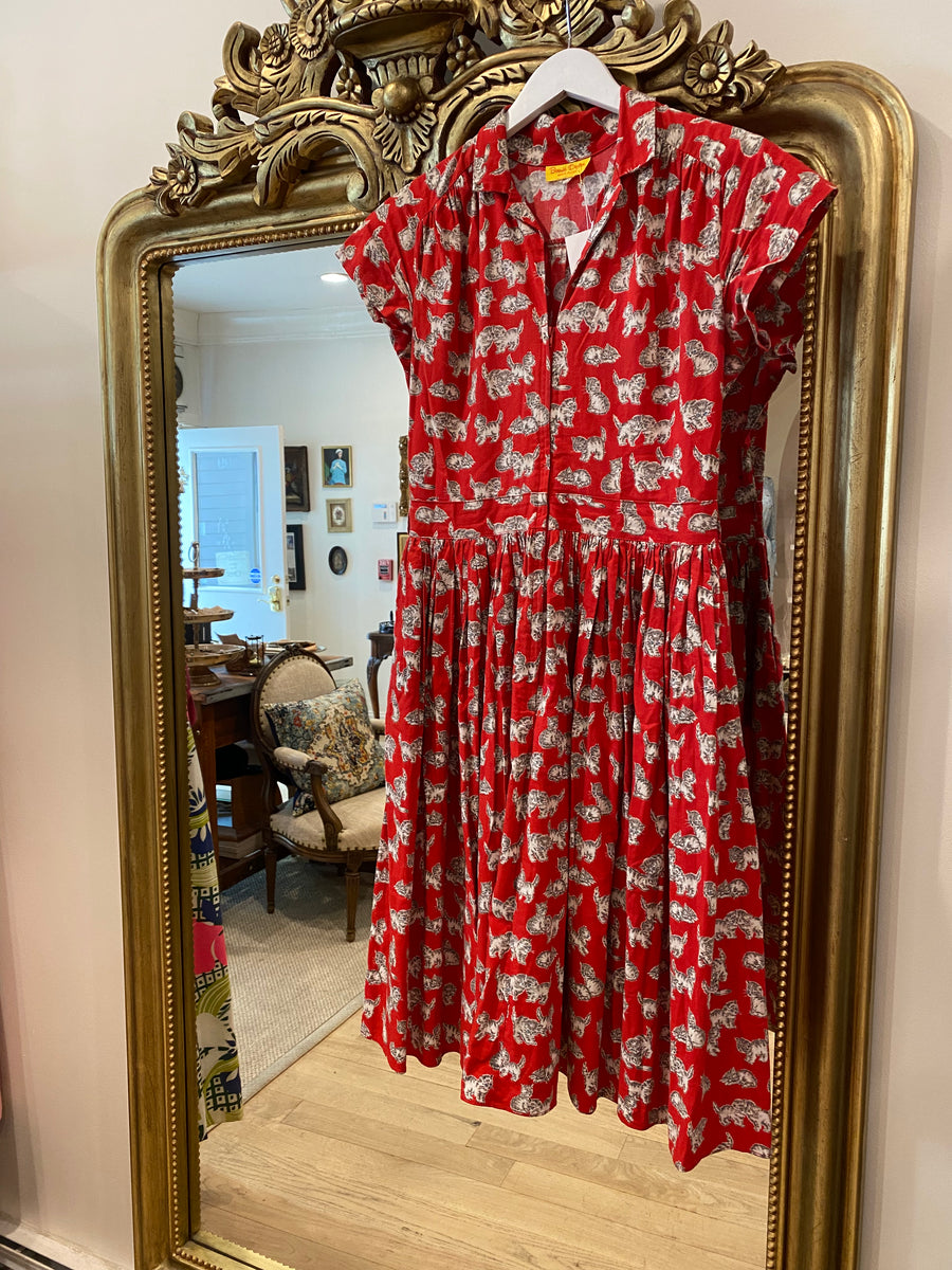 Cat Dress, 2000’s, 34” Bust, As is