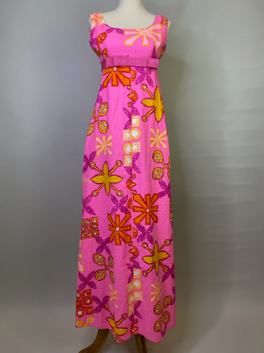 Agathe Dress, 1960’s, 32” Bust 29” Waist as is