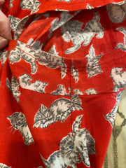 Cat Dress, 2000’s, 34” Bust, As is
