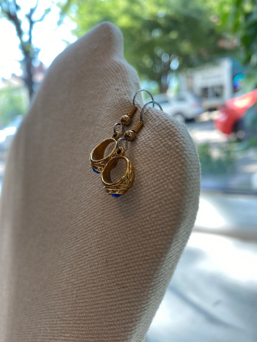 Class Ring Earrings