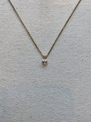 Triangle Diamond Necklace