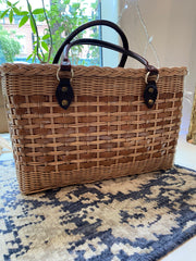 Wicker Picnic Basket, 1960's