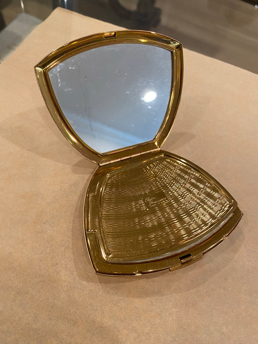 Vintage Elgin American Makeup Compact, 1940's