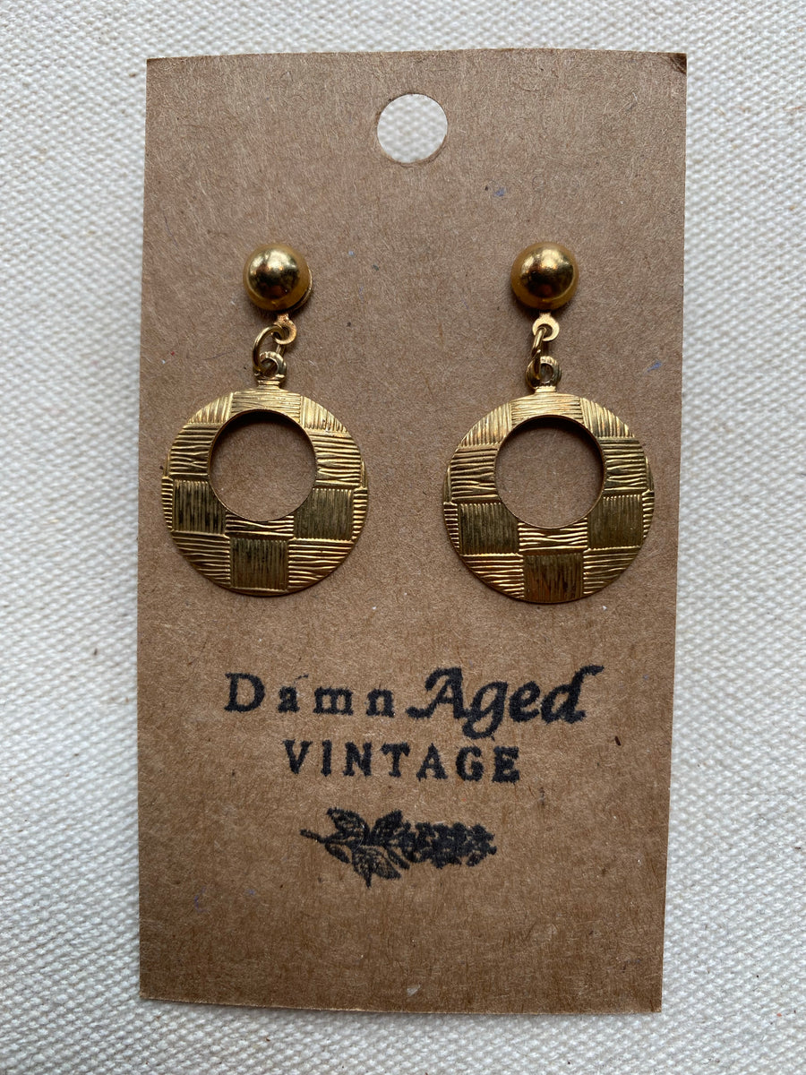 Gold Dangle Earrings