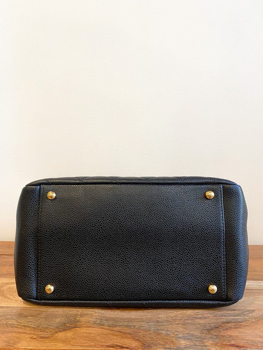 Chanel Caviar Quilted Petit Timeless Tote