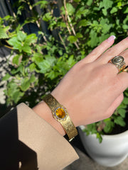 Gold Toned Cuff, 1950’s