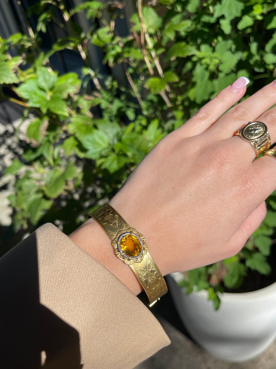 Gold Toned Cuff, 1950’s