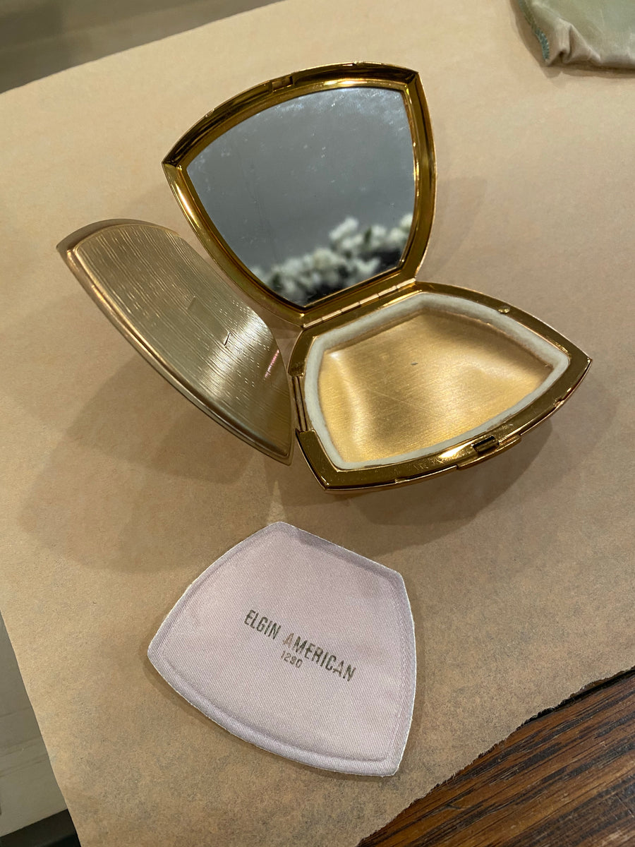 Vintage Elgin American Makeup Compact, 1940's