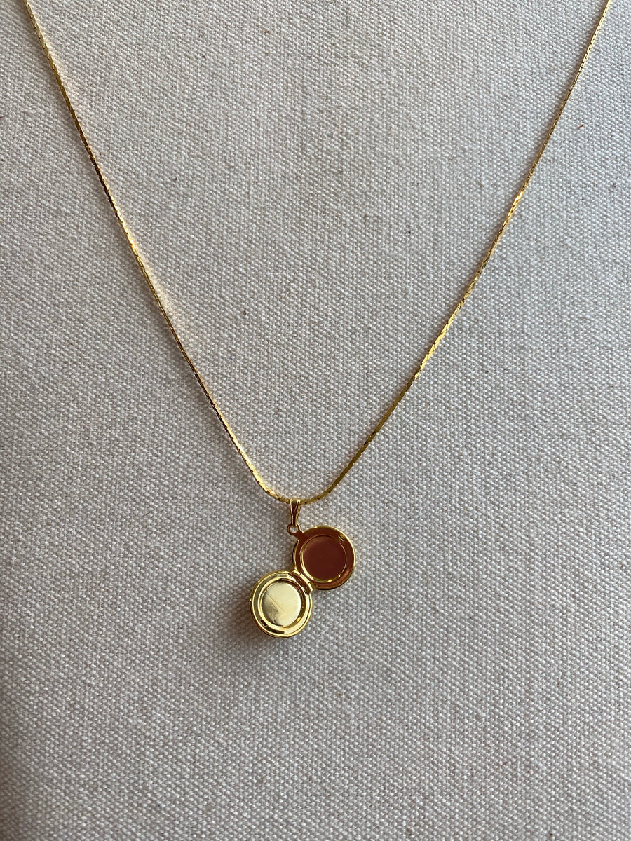 Tiny Flower Locket