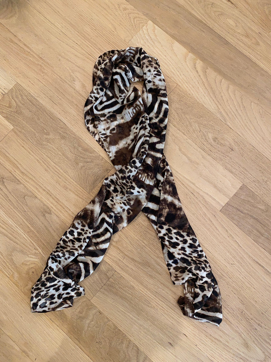 Cheetah Print Scarf