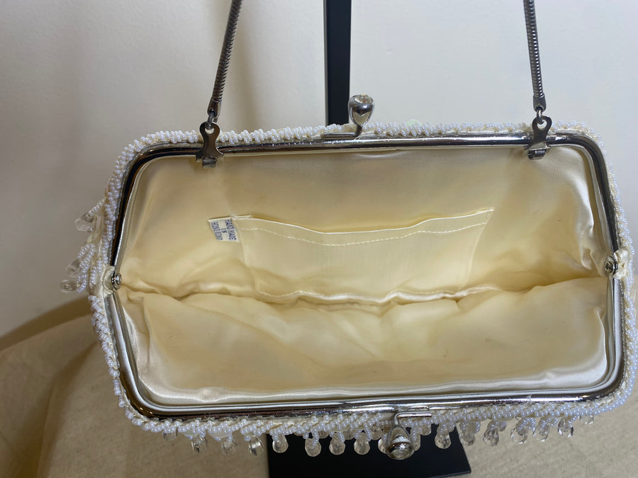 Crystal Drop Beaded Clutch, 1950’s