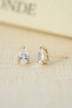 Load image into Gallery viewer, 5x7mm Pear Studs: Silver