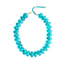 Load image into Gallery viewer, Bailey Chunky Beaded Necklace- Teal