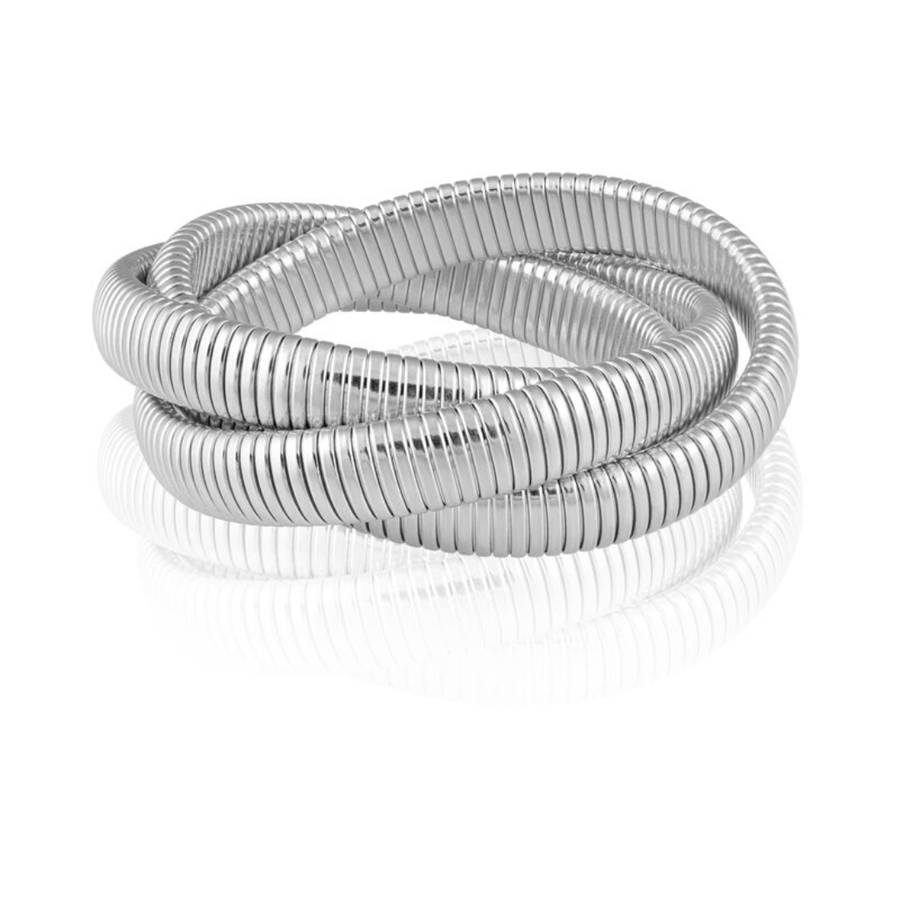 Infinity Multi Layered Bracelet: Gold / 6.5"
