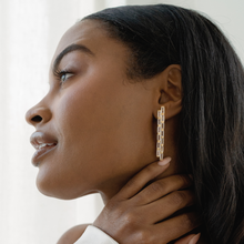 Load image into Gallery viewer, Alana Statement Earrings: Gold plate