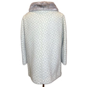 Tweed Coat with Fur Collar, 1960s, 42’ Bust