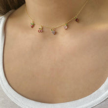 Load image into Gallery viewer, Fruit Basket Choker: Silver