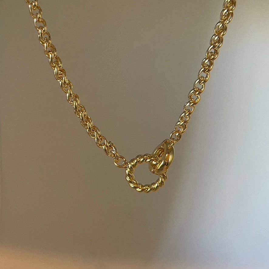 So Golden Necklace: 17"