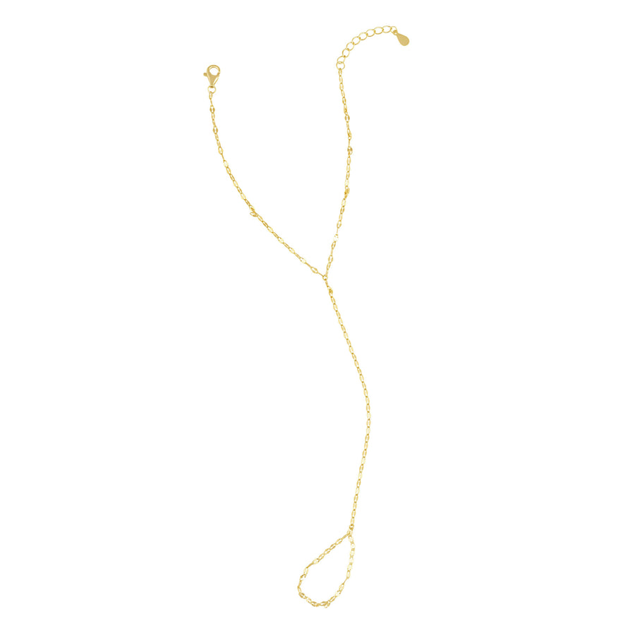 Sky Hand Chain Bracelet: Gold