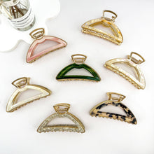 Load image into Gallery viewer, Minimalist Elegant Alloy &amp; Acetate Hair Claw Clip ✨: B