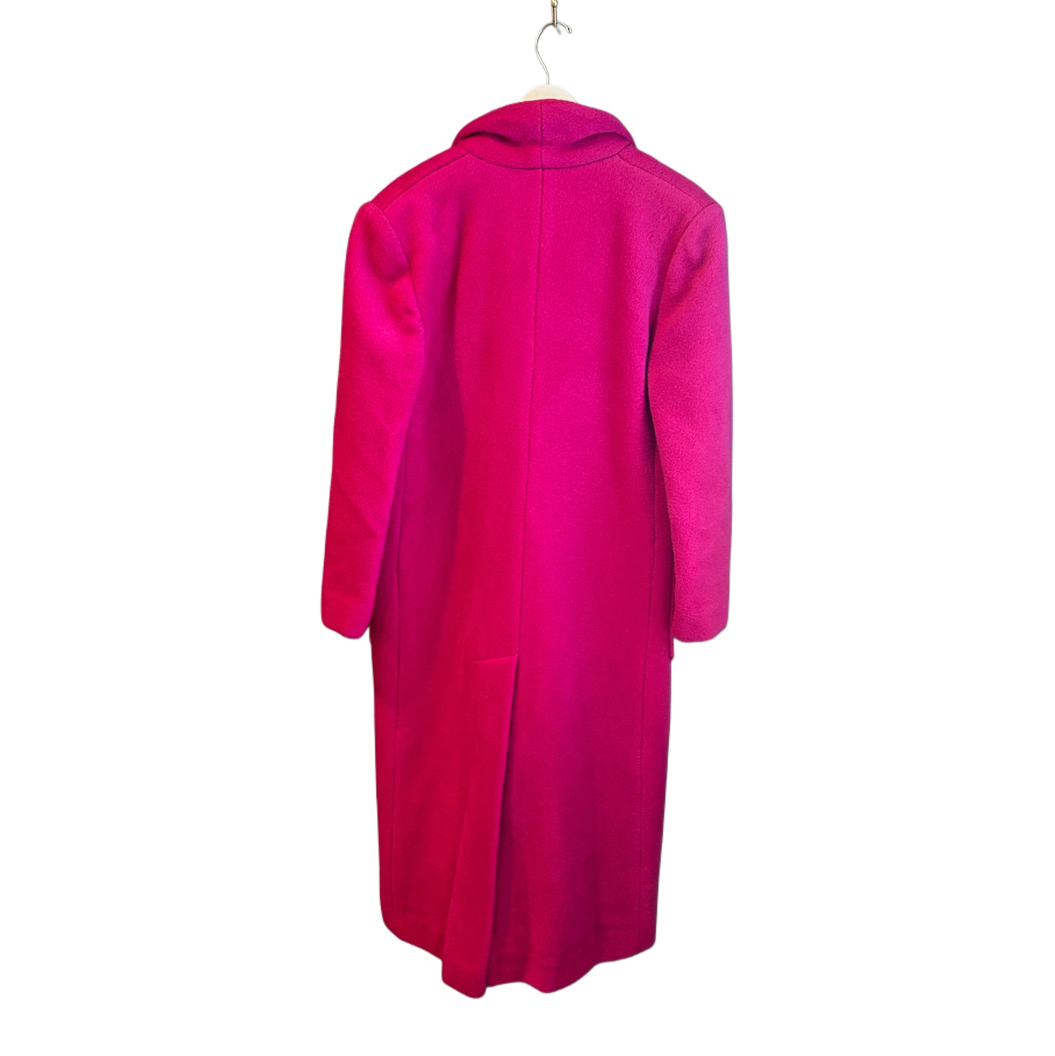 Neon Pink Trench, 1980's, 44" Bust
